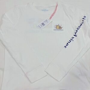 NWT Girls Long Sleeve Vineyard Vines Shirt- Size L